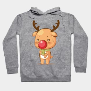 Cute Shy Deer Hoodie